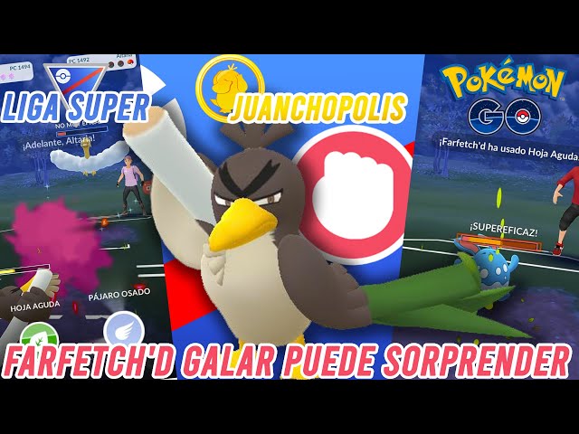 LO QUE PEGA FARFETCH'D DE GALAR ES TREMENDO!-Pokémon Go PvP 